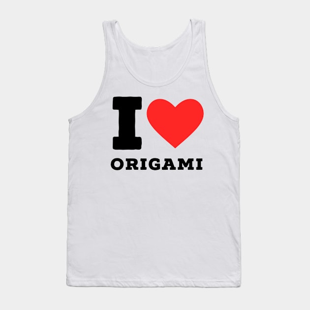 I love origami Tank Top by richercollections